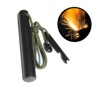 Camping Waterproof 20mm Diameter Fat Fire Starter Ferro Rod Emergency Flint Rod Bushcraft Ferrocerium Rod  with Striker